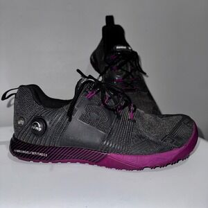 Reebok The Pump Crossfit Nano 80 Flexweave Women 8.5 Training Shoes Black Purple